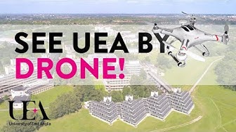 Aerial Drone Campus Tour - UEA from the Sky (Tours)