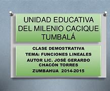 Unidad Educativa del Milenio - Cacique Tumbalá